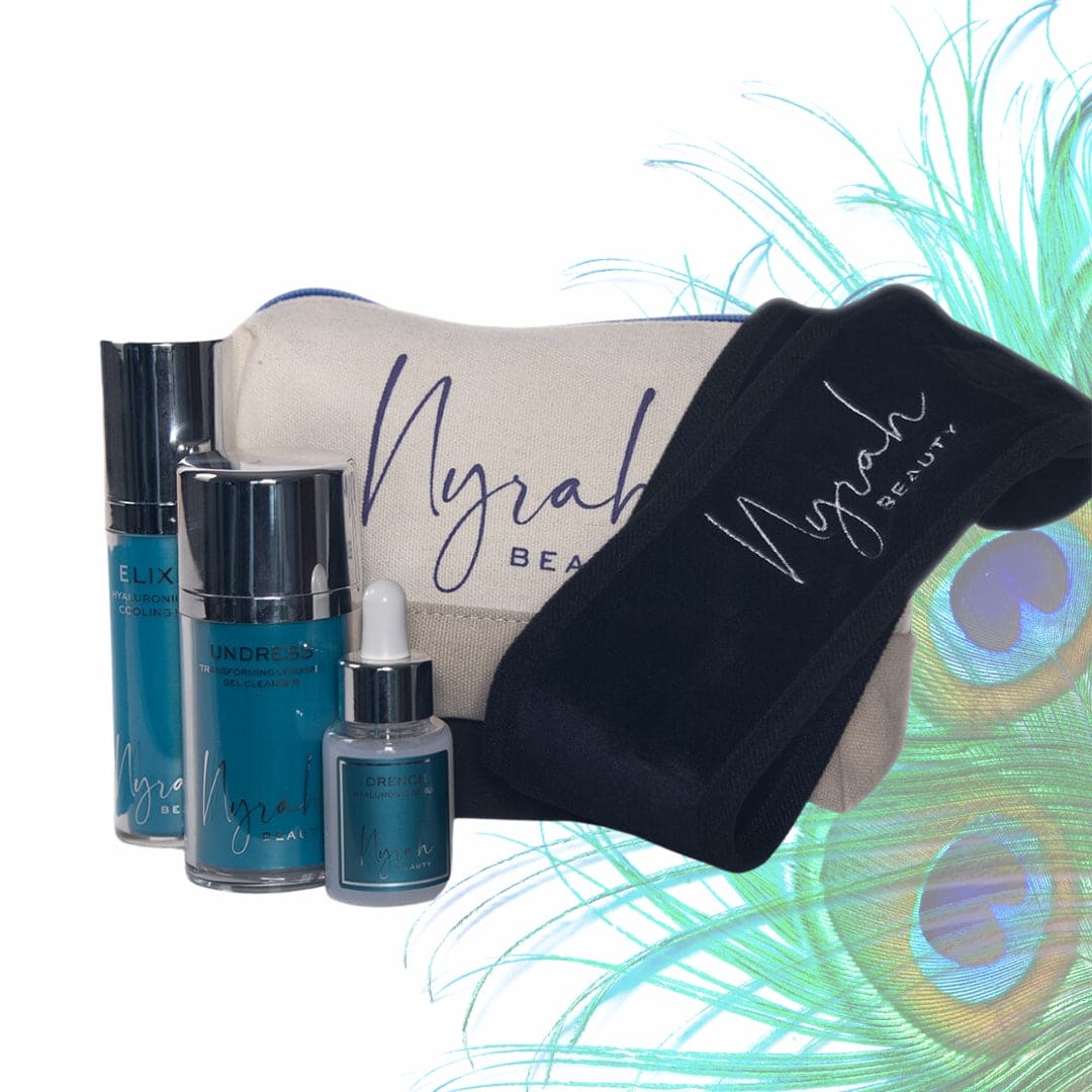 GIFTING: *NEW* Recycled Cotton Wash Bag + Skin First Hyaluronic Hydration