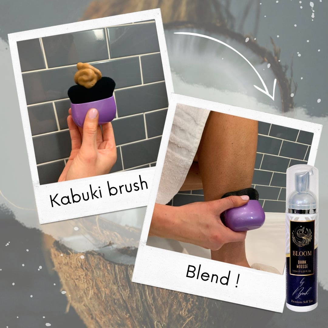Deluxe Kabuki Blending Brush For Skincare & Tanning