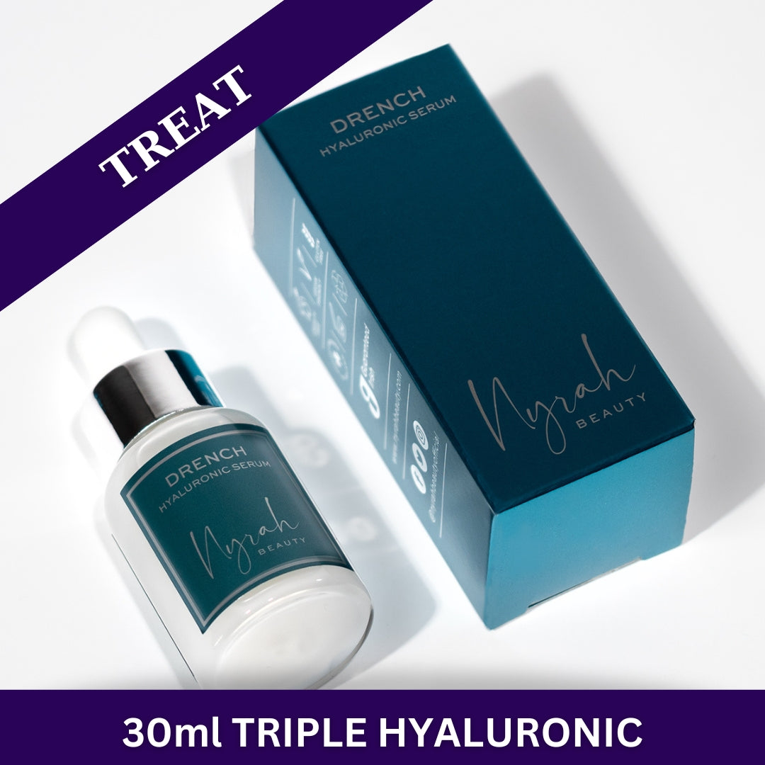 TREATMENT: DRENCH - Triple Molecular Weight Hyaluronic Serum - Nyrah Beauty