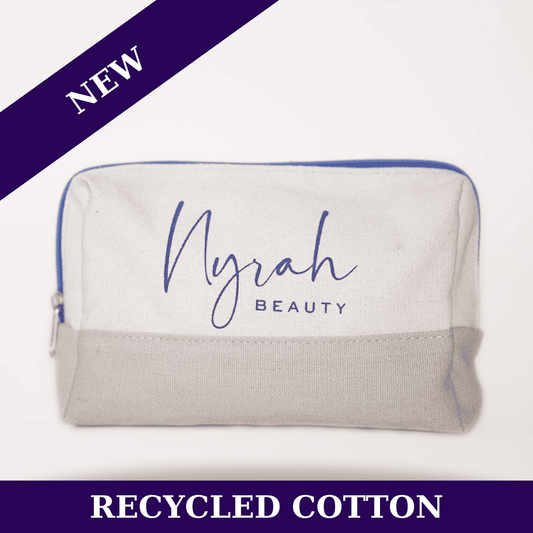 CLEANSE: Recycled Cotton Cosmetics Travel-Wash Bag