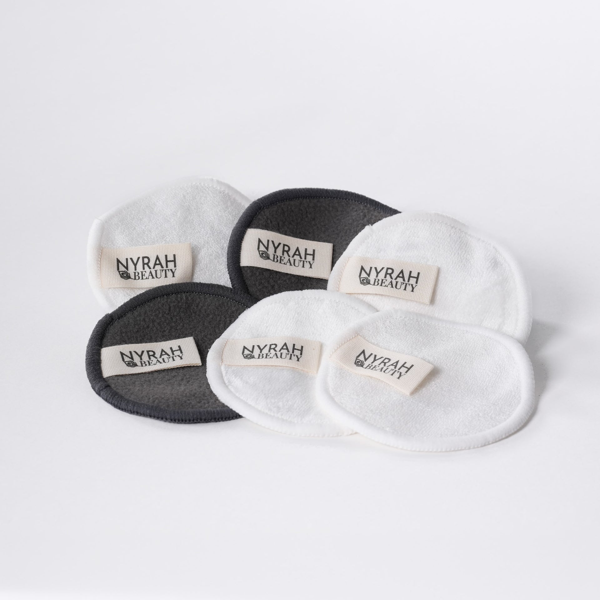 6x Makeup Removal Pad Set – With Mesh Bag