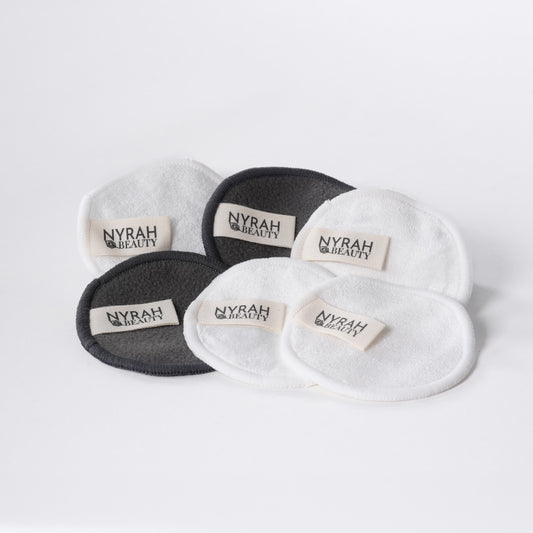 6x Makeup Removal Pad Set – With Mesh Bag