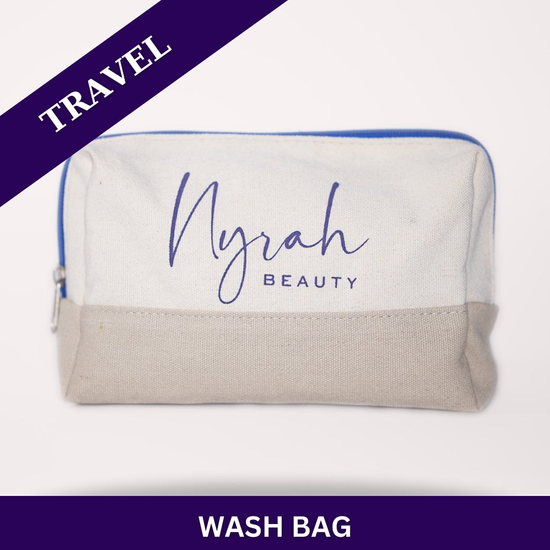 CLEANSE: Recycled Cotton Cosmetics Travel-Wash Bag