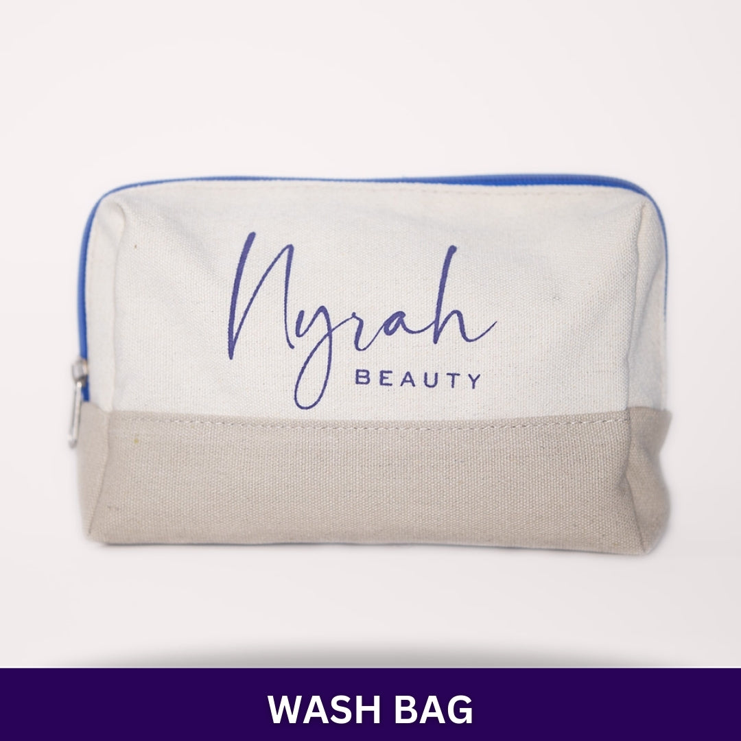 CLEANSE: Recycled Cotton Cosmetics Travel-Wash Bag